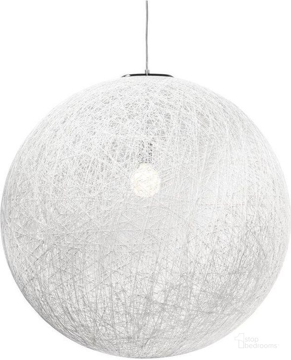 The appearance of String 30 White String Pendant designed by Nuevo in the modern / contemporary interior design. This white piece of furniture  was selected by 1StopBedrooms from String 30 Collection to add a touch of cosiness and style into your home. Sku: HGML368. Material: Metal. Product Type: Pendant Lighting. Image1