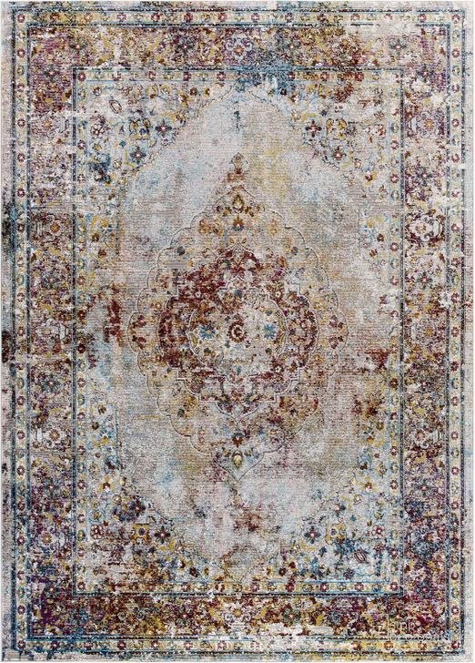 The appearance of Success Multicolor Merritt Transitional Distressed Floral Persian Medallion 5x8 Area Rug designed by Modway in the modern / contemporary interior design. This multicolor piece of furniture  was selected by 1StopBedrooms from Success Collection to add a touch of cosiness and style into your home. Sku: R-1158A-58. Material: Polypropylene. Product Type: Area Rugs. Image1