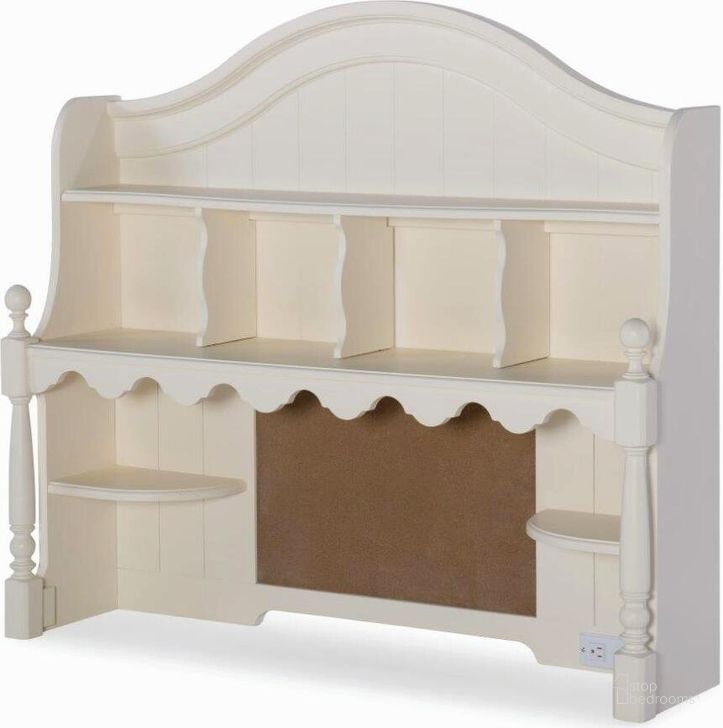 The appearance of Summerset Ivory Desk Hutch designed by Legacy Classic Kids in the country / farmhouse interior design. This ivory piece of furniture  was selected by 1StopBedrooms from Summerset Collection to add a touch of cosiness and style into your home. Sku: N6481-6200. Product Type: Desk Hutch. Material: Poplar. Image1