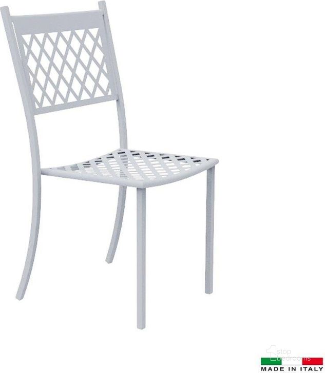 The appearance of Summertime Chair Set Of 4 In White designed by Bellini Modern Living in the modern / contemporary interior design. This white piece of furniture  was selected by 1StopBedrooms from Summertime Collection to add a touch of cosiness and style into your home. Sku: Summertime WHT. Material: Metal. Product Type: Dining Chair. Image1