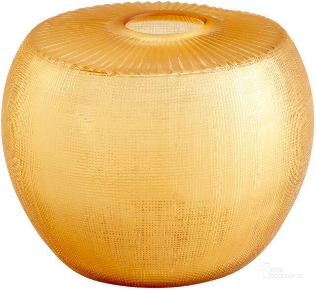The appearance of Sun Flower Amber Small Vase designed by Cyan Design in the modern / contemporary interior design. This gold piece of furniture  was selected by 1StopBedrooms from Sun Collection to add a touch of cosiness and style into your home. Sku: 10458. Material: Glass. Product Type: Vase.