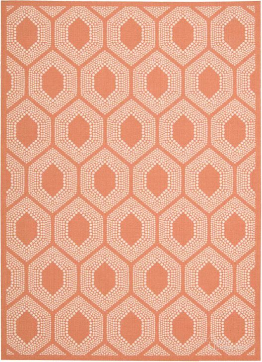 The appearance of Sun N Shade Tangerine 10 X 13 Area Rug designed by Nourison in the transitional interior design. This tangerine piece of furniture  was selected by 1StopBedrooms from Sun N Shade Collection to add a touch of cosiness and style into your home. Sku: 99446234179. Material: Polyester. Product Type: Area Rugs. Image1