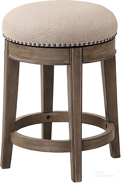 The appearance of Sundance Sandstone Swivel Stool designed by Parker House in the transitional interior design. This black and brown piece of furniture  was selected by 1StopBedrooms from Sundance Collection to add a touch of cosiness and style into your home. Sku: SUN#1026-SS. Product Type: Barstool.