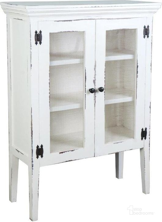 The appearance of Sunset Trading Cottage 2 Door Accent Cabinet designed by Sunset Trading in the country / farmhouse interior design. This white wash piece of furniture  was selected by 1StopBedrooms from Shabby Chic Cottage Collection to add a touch of cosiness and style into your home. Sku: CC-CAB1282LD-WW. Material: Wood. Product Type: Cabinet. Image1