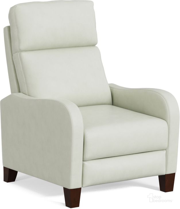 The appearance of Sunset Trading Dana Pushback Leather Recliner Pearl White designed by Sunset Trading in the modern / contemporary interior design. This pearl piece of furniture  was selected by 1StopBedrooms from Dana Collection to add a touch of cosiness and style into your home. Sku: SY-1005-86-9102-81. Material: Wood. Product Type: Recliner. Image1