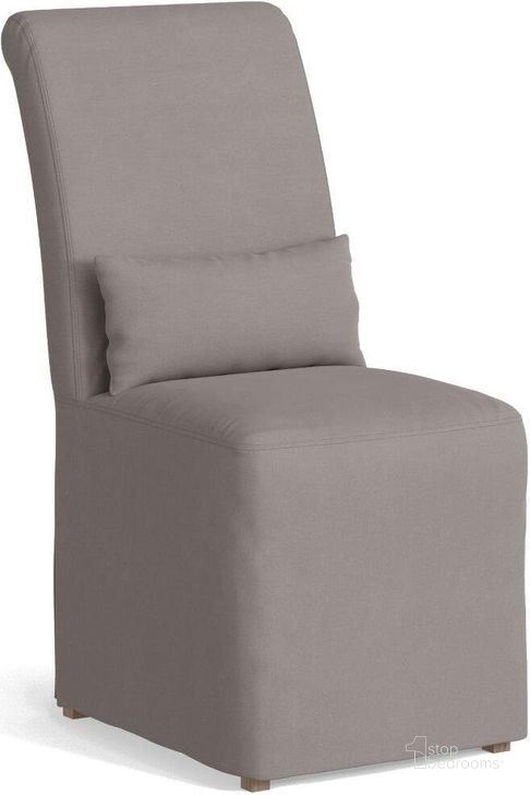 The appearance of Sunset Trading Newport Slipcovered Dining Chair Stain Resistant Performance Fabric Gray designed by Sunset Trading in the modern / contemporary interior design. This gray piece of furniture  was selected by 1StopBedrooms from Newport Collection to add a touch of cosiness and style into your home. Sku: SY-1025906-3910-94. Material: Wood. Product Type: Dining Chair. Image1