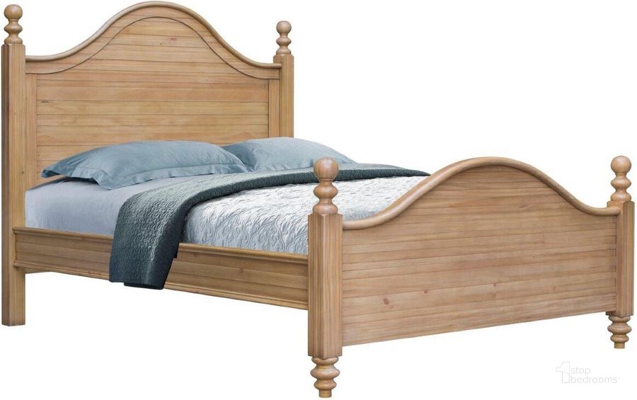 The appearance of Sunset Trading Vintage Casual King Bed designed by Sunset Trading in the transitional interior design. This maple piece of furniture  was selected by 1StopBedrooms from Vintage Casual Collection to add a touch of cosiness and style into your home. Sku: CF-1202-0252;CF-1212-0252;CF-1221-0252. Bed Type: Poster Bed. Product Type: Poster Bed. Bed Size: King. Material: Pine. Image1