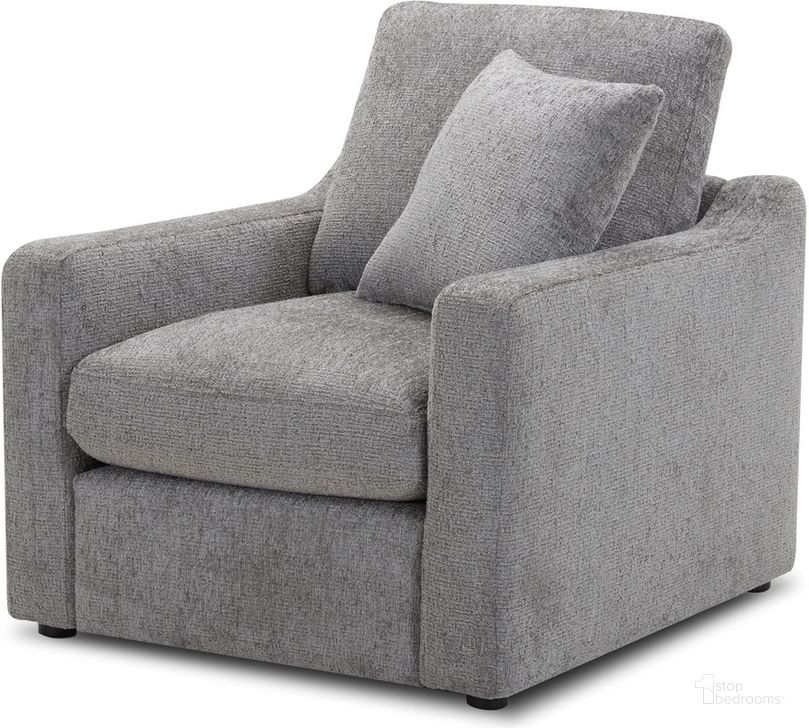 The appearance of Surrender Burmese Chair In Grey designed by Parker House in the transitional interior design. This grey piece of furniture  was selected by 1StopBedrooms from Surrender Collection to add a touch of cosiness and style into your home. Sku: SSUR#912S-BRNT. Material: Polyester. Product Type: Living Room Chair. Image1