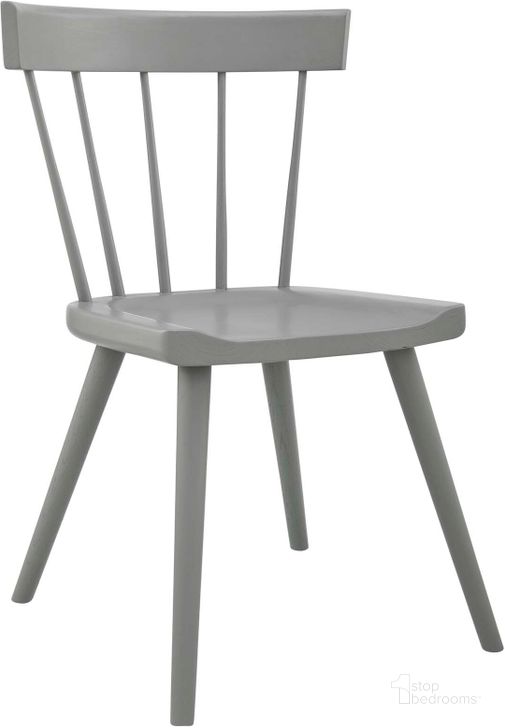 The appearance of Sutter Wood Dining Side Chair In Light Gray designed by Modway in the modern / contemporary interior design. This light gray piece of furniture  was selected by 1StopBedrooms from Sutter Collection to add a touch of cosiness and style into your home. Sku: EEI-4650-LGR. Material: Wood. Product Type: Dining Chair. Image1