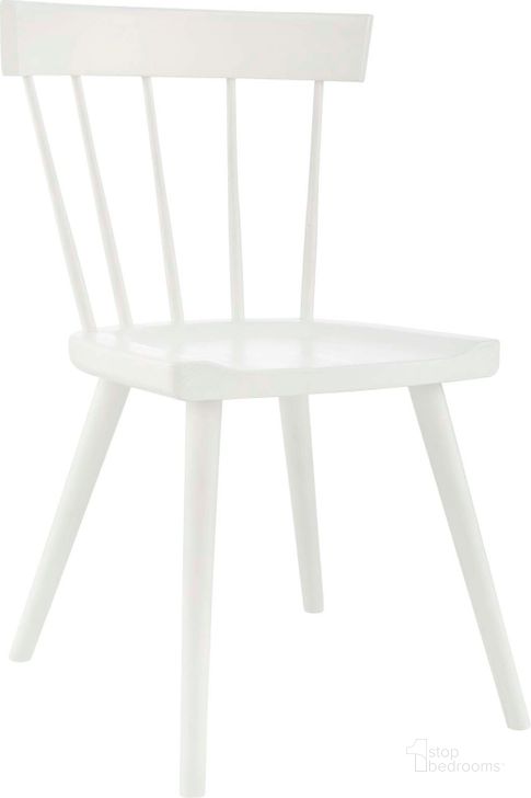 The appearance of Sutter Wood Dining Side Chair In White designed by Modway in the modern / contemporary interior design. This white piece of furniture  was selected by 1StopBedrooms from Sutter Collection to add a touch of cosiness and style into your home. Sku: EEI-4650-WHI. Material: Wood. Product Type: Dining Chair. Image1