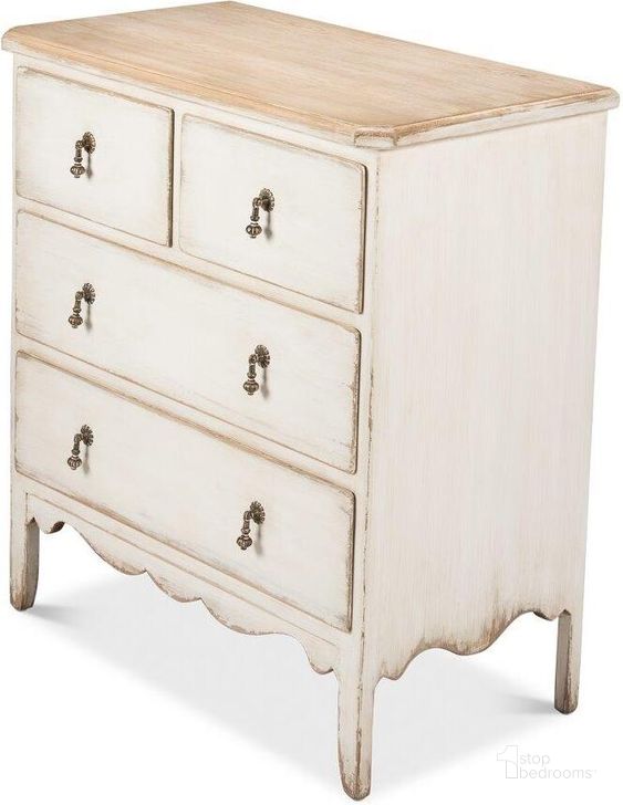 The appearance of Swedish White Commode designed by Sarreid in the traditional interior design. This white piece of furniture  was selected by 1StopBedrooms from Swedish Collection to add a touch of cosiness and style into your home. Sku: 53171. Product Type: Nightstand. Image1