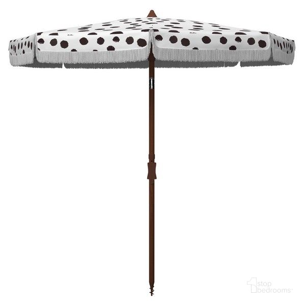 The appearance of Sydney 6.5 Ft Umbrella in White PAT8502A designed by Safavieh in the modern / contemporary interior design. This white piece of furniture  was selected by 1StopBedrooms from Sydney Collection to add a touch of cosiness and style into your home. Sku: PAT8502A. Material: Metal. Product Type: Umbrella. Image1