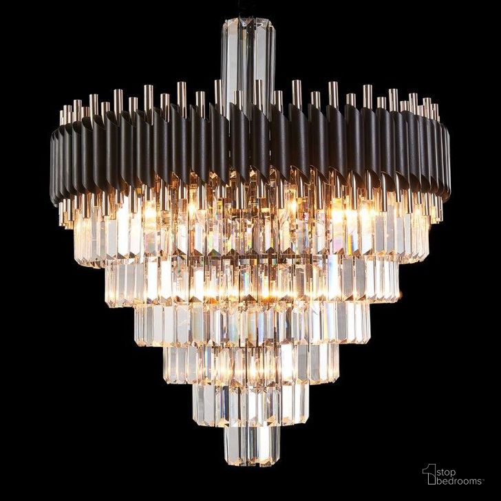 The appearance of Symphony - Round 24 Light Chandelier designed by AICO in the traditional interior design. This clear gold piece of furniture  was selected by 1StopBedrooms from Lighting Collection to add a touch of cosiness and style into your home. Sku: LT-CH974-24CLR. Product Type: Chandelier.