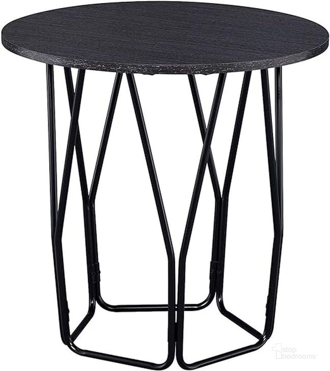The appearance of Sytira Espresso and Black End Table designed by ACME in the industrial interior design. This espresso piece of furniture  was selected by 1StopBedrooms from Sytira Collection to add a touch of cosiness and style into your home. Sku: 83952. Material: Wood. Product Type: End Table.