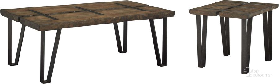 The appearance of Dartmouth Sawmill and Galvanized Steel Rectangular Occasional Table Set designed by Magnussen in the industrial interior design. This black and brown piece of furniture  was selected by 1StopBedrooms from Dartmouth Collection to add a touch of cosiness and style into your home. Sku: T4904-43;T4904-03. Product Type: Occasional Table Set.