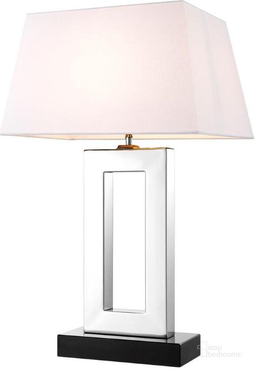 The appearance of Table Lamp Arlington Nickel Finish Incl Shade designed by Eichholtz in the modern / contemporary interior design. This nickel piece of furniture  was selected by 1StopBedrooms from Arlington Collection to add a touch of cosiness and style into your home. Sku: 114046BUL;114046AUL. Product Type: Table Lamp. Image1