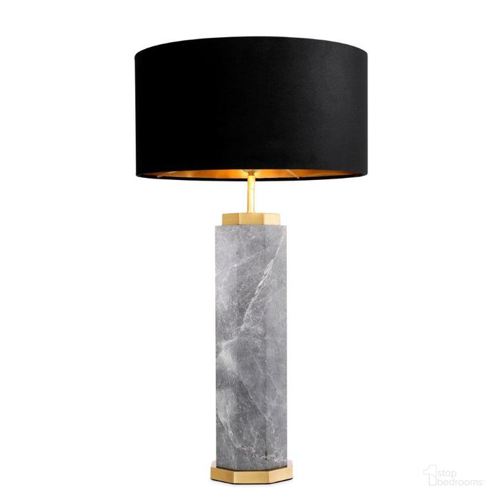 The appearance of Table Lamp Newman Grey Marble Incl Shade Ul designed by Eichholtz in the modern / contemporary interior design. This grey piece of furniture  was selected by 1StopBedrooms from Newman Collection to add a touch of cosiness and style into your home. Sku: 114000AUL;114000BUL. Product Type: Table Lamp. Image1