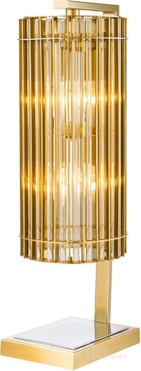 The appearance of Table Lamp Pimlico Gold Finish designed by Eichholtz in the modern / contemporary interior design. This gold piece of furniture  was selected by 1StopBedrooms from Pimlico Collection to add a touch of cosiness and style into your home. Sku: 110901UL. Material: Glass. Product Type: Table Lamp. Image1