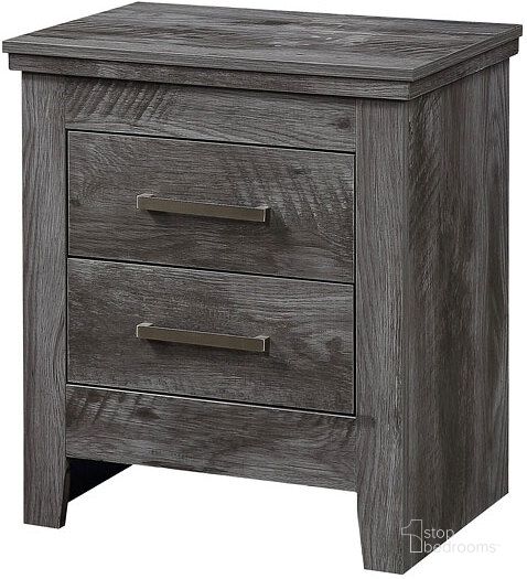 The appearance of Tal Rustic Oak Nightstand designed by Leisure Living in the rustic / southwestern interior design. This rustic oak piece of furniture  was selected by 1StopBedrooms from Tal Collection to add a touch of cosiness and style into your home. Sku: 27323. Material: Wood. Product Type: Nightstand. Image1