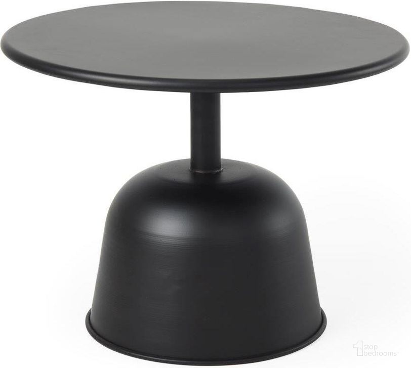 The appearance of Talulla Metal Matte Black Accent Table designed by Mercana in the modern / contemporary interior design. This black piece of furniture  was selected by 1StopBedrooms from Talulla Collection to add a touch of cosiness and style into your home. Sku: 70097. Material: Metal. Product Type: Accent Table. Image1
