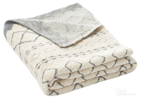The appearance of Tamar Throw in Grey and Beige designed by Safavieh in the coastal interior design. This grey and beige piece of furniture  was selected by 1StopBedrooms from Tamar Collection to add a touch of cosiness and style into your home. Sku: THR226A-5060. Material: Cotton. Product Type: Throw. Image1