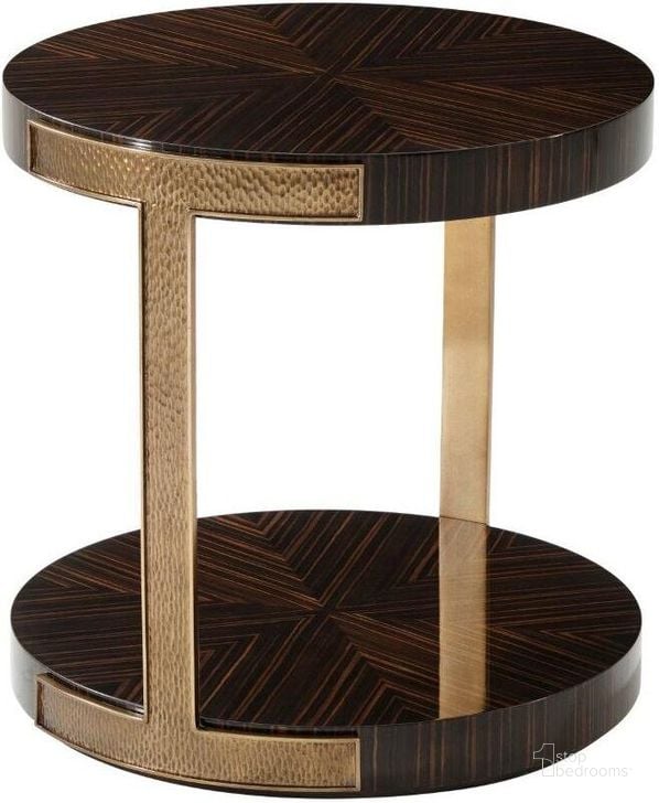 The appearance of Tau Side Table designed by Theodore Alexander in the transitional interior design. This  piece of furniture  was selected by 1StopBedrooms from Anthony Cox Collection to add a touch of cosiness and style into your home. Sku: AC50041. Material: Wood. Product Type: Side Table.