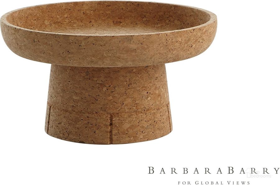 The appearance of Tazza Cork Small Bowl In Brown designed by Global Views in the modern / contemporary interior design. This brown piece of furniture  was selected by 1StopBedrooms from Tazza Collection to add a touch of cosiness and style into your home. Sku: BB-1.10074. Product Type: Bowl. Image1