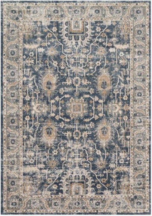 The appearance of Teagan Denim/Pebble Rug TEAGTEA-03DEPP6792 designed by Loloi Rugs in the traditional interior design. This denim and pebble piece of furniture  was selected by 1StopBedrooms from Teagan Collection to add a touch of cosiness and style into your home. Sku: TEAGTEA-03DEPP6792. Material: Polypropylene. Product Type: Rug. Image1