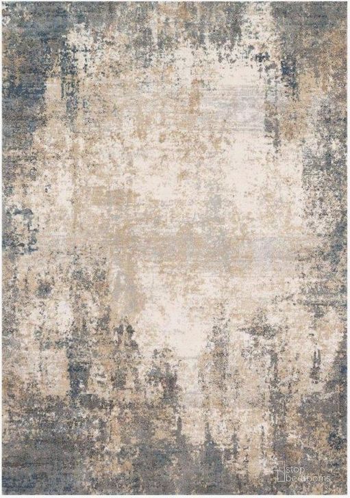 The appearance of Teagan Ivory/Mist Rug TEAGTEA-08IVMI160S designed by Loloi Rugs in the modern / contemporary interior design. This ivory and mist piece of furniture  was selected by 1StopBedrooms from Teagan Collection to add a touch of cosiness and style into your home. Sku: TEAGTEA-08IVMI160S. Material: Polypropylene. Product Type: Rug. Image1