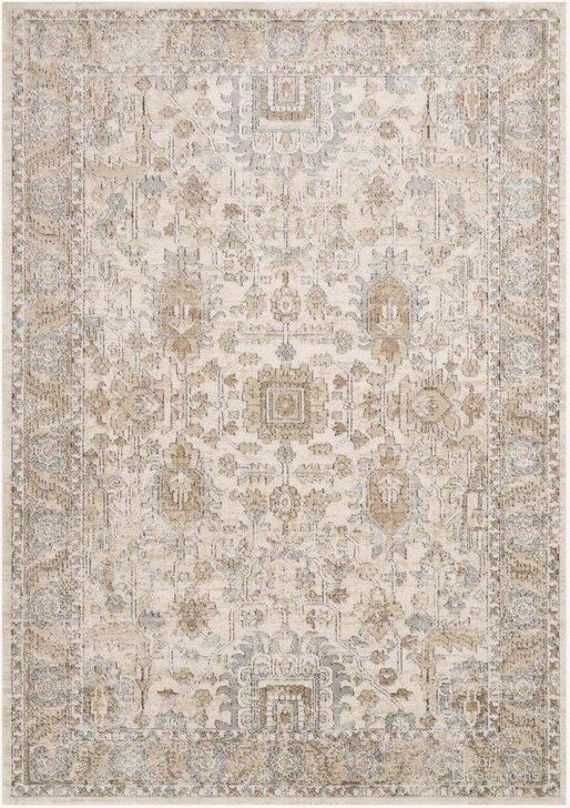 The appearance of Teagan Ivory/Sand Rug TEAGTEA-03IVSA28A6 designed by Loloi Rugs in the traditional interior design. This ivory and sand piece of furniture  was selected by 1StopBedrooms from Teagan Collection to add a touch of cosiness and style into your home. Sku: TEAGTEA-03IVSA28A6. Material: Polypropylene. Product Type: Rug. Image1