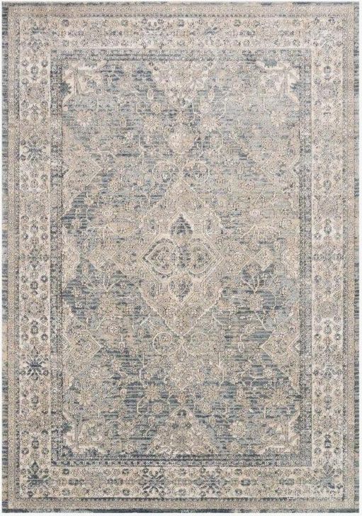 The appearance of Teagan Sky/Natural Rug TEAGTEA-04SCNA2840 designed by Loloi Rugs in the traditional interior design. This sky and natural piece of furniture  was selected by 1StopBedrooms from Teagan Collection to add a touch of cosiness and style into your home. Sku: TEAGTEA-04SCNA2840. Material: Polypropylene. Product Type: Rug. Image1
