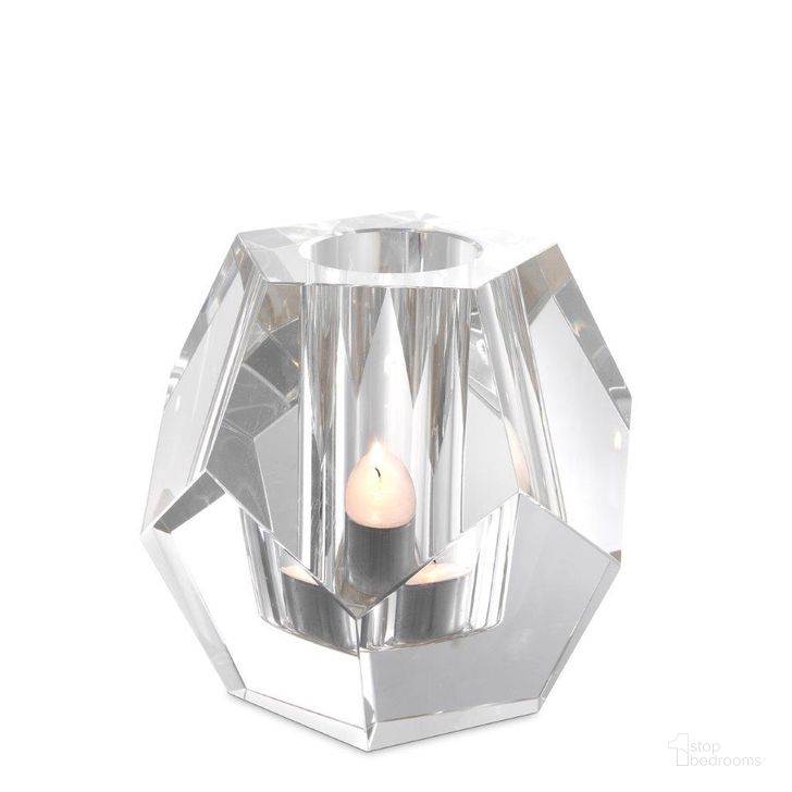 The appearance of Tealight Holder Coquette Crystal Glass designed by Eichholtz in the modern / contemporary interior design. This clear piece of furniture  was selected by 1StopBedrooms from  to add a touch of cosiness and style into your home. Sku: 112703. Material: Glass. Product Type: Candle Holder. Image1