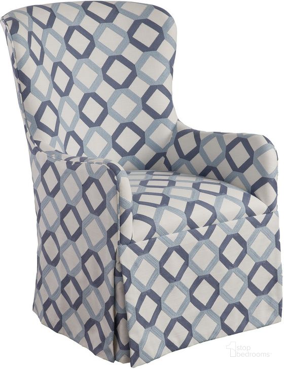 The appearance of Terabithia Blue Accent Chair 0qb24515774 designed by Isaac Tahari in the modern / contemporary interior design. This blue piece of furniture  was selected by 1StopBedrooms from Terabithia Collection to add a touch of cosiness and style into your home. Sku: 01-0934-885-40. Product Type: Accent Chair. Image1