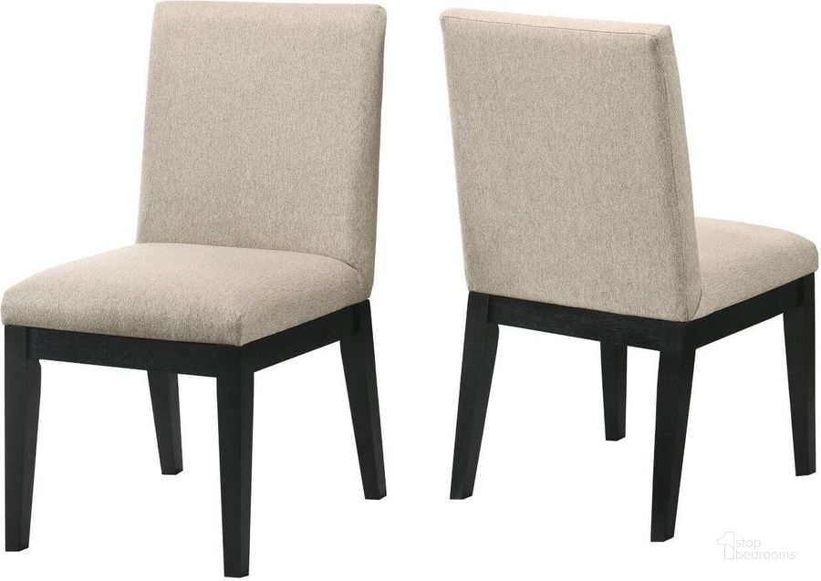 The appearance of Terra Beige Linen Wood Side Chair Set of 2 designed by Best Master Furniture in the transitional interior design. This beige piece of furniture  was selected by 1StopBedrooms from Terra Collection to add a touch of cosiness and style into your home. Sku: TERRAC. Material: Wood. Product Type: Side Chair. Image1