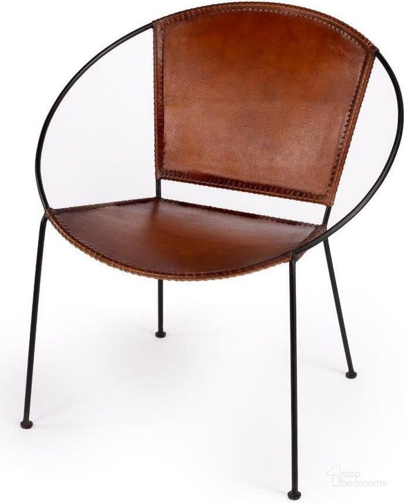 The appearance of Tetbury Brown Accent Chair 0qb24399128 designed by Off 5th Home in the modern / contemporary interior design. This brown piece of furniture  was selected by 1StopBedrooms from Tetbury Collection to add a touch of cosiness and style into your home. Sku: 5511344. Material: Leather. Product Type: Accent Chair. Image1