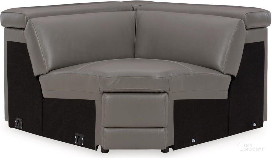 Texline 7Piece Power Reclining Sectional In Gray by Ashley Furniture 1StopBedrooms