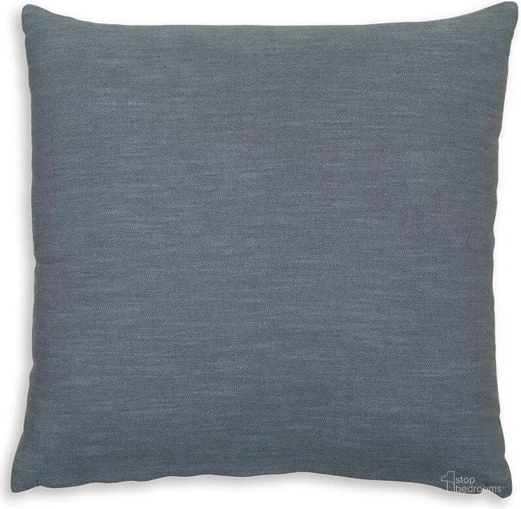 The appearance of Thaneville Pillow Set of 4 In Blue designed by Signature Design by Ashley in the transitional interior design. This blue piece of furniture  was selected by 1StopBedrooms from Thaneville Collection to add a touch of cosiness and style into your home. Sku: A1001041. Material: Fabric. Product Type: Pillow. Image1
