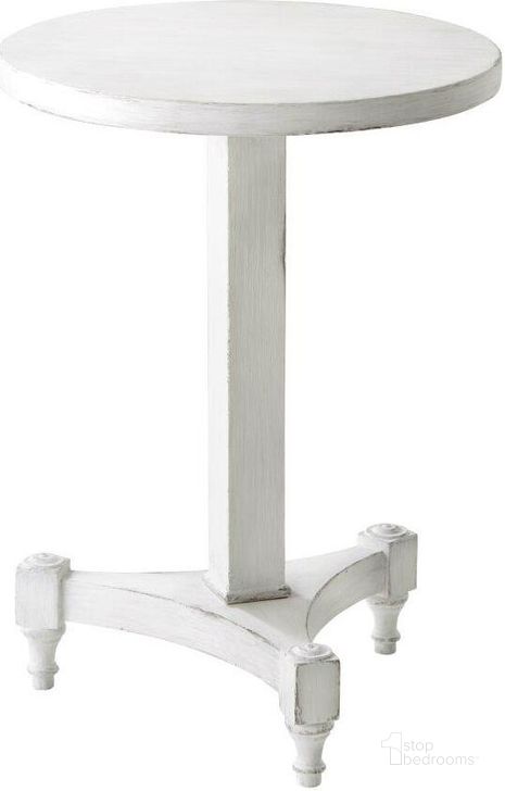 The appearance of The Fate Accent Table TA50008.C150 designed by Theodore Alexander in the transitional interior design. This white piece of furniture  was selected by 1StopBedrooms from Tavel Collection to add a touch of cosiness and style into your home. Sku: TA50008.C150. Material: Wood. Product Type: Accent Table.