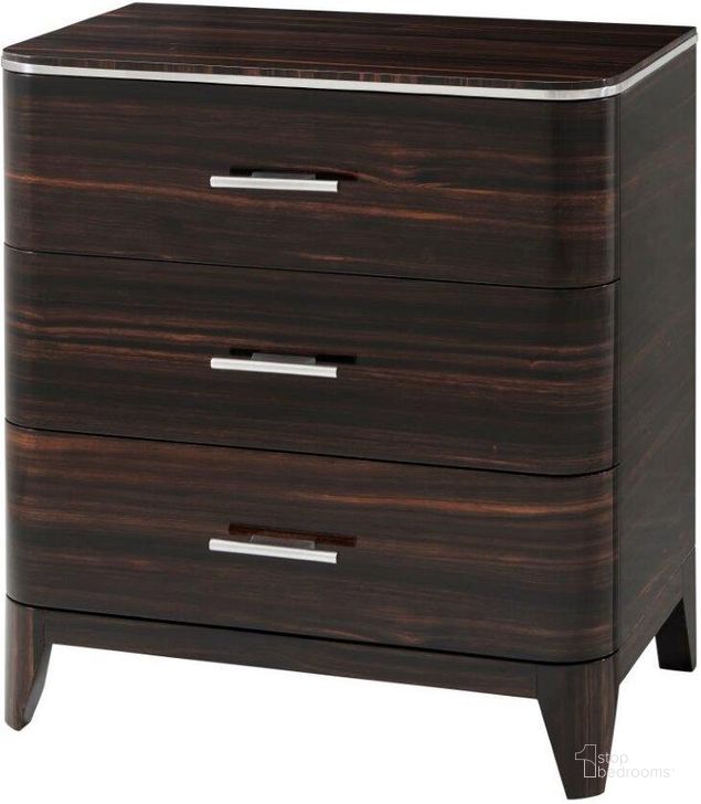 The appearance of The Knickerbocker Nightstand designed by Theodore Alexander in the transitional interior design. This  piece of furniture  was selected by 1StopBedrooms from Keno Bros. Collection to add a touch of cosiness and style into your home. Sku: KENO6054. Material: Wood. Product Type: Nightstand.