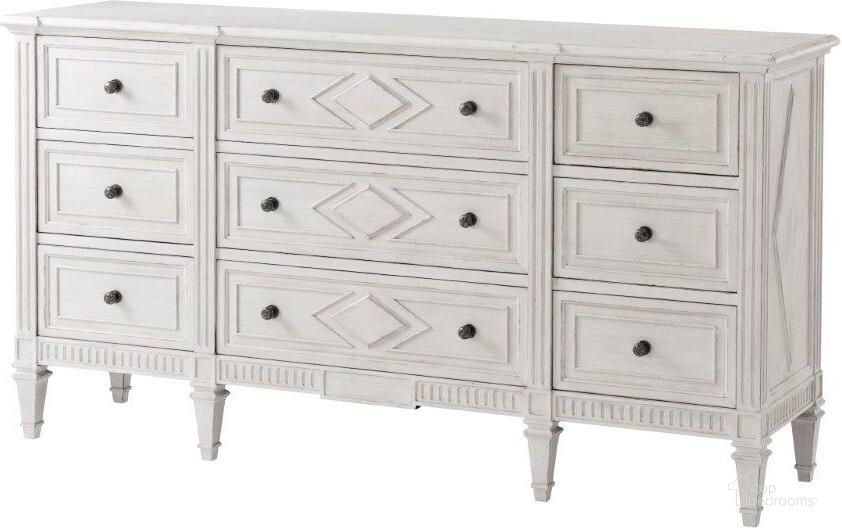 The appearance of The Laurent Dresser TA60001.C150 designed by Theodore Alexander in the transitional interior design. This  piece of furniture  was selected by 1StopBedrooms from Tavel Collection to add a touch of cosiness and style into your home. Sku: TA60001.C150. Material: Wood. Product Type: Dresser.
