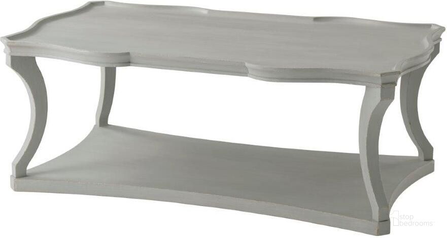 The appearance of The Mirabelle Cocktail Table designed by Theodore Alexander in the traditional interior design. This gray piece of furniture  was selected by 1StopBedrooms from Tavel Collection to add a touch of cosiness and style into your home. Sku: TA51003.C149. Material: Wood. Product Type: Cocktail Table.