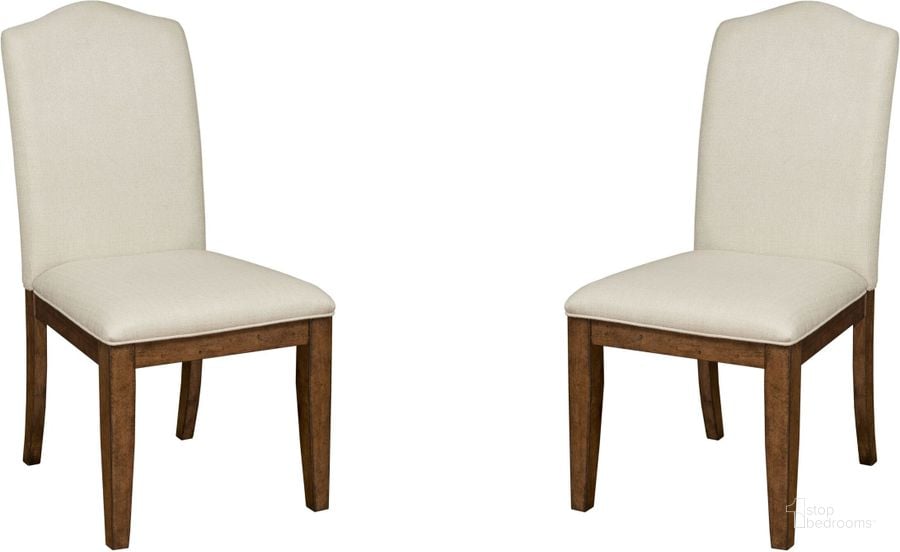 The appearance of The Nook Maple Parsons Side Chair Set of 2 designed by Kincaid in the transitional interior design. This maple piece of furniture  was selected by 1StopBedrooms from The Nook Collection to add a touch of cosiness and style into your home. Sku: 664-641. Material: Fabric. Product Type: Side Chair. Image1