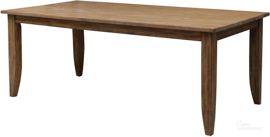 The appearance of The Nook Oak 60" Rectangular Dining Table designed by Kincaid in the transitional interior design. This medium stain piece of furniture  was selected by 1StopBedrooms from The Nook Collection to add a touch of cosiness and style into your home. Sku: 663-760. Table Base Style: Legs. Material: Wood. Product Type: Dining Table. Table Top Shape: Rectangular. Image1