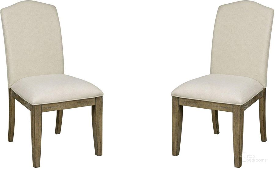 The appearance of The Nook Oak Parsons Side Chair Set of 2 designed by Kincaid in the transitional interior design. This cream piece of furniture  was selected by 1StopBedrooms from The Nook Collection to add a touch of cosiness and style into your home. Sku: 663-641. Material: Fabric. Product Type: Side Chair. Image1