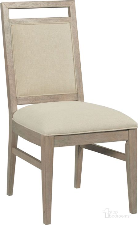 The appearance of The Nook Upholstered Side Chair Set of 2 665-636 designed by Kincaid in the transitional interior design. This light stain piece of furniture  was selected by 1StopBedrooms from The Nook Collection to add a touch of cosiness and style into your home. Sku: 665-636. Material: Wood. Product Type: Side Chair. Image1
