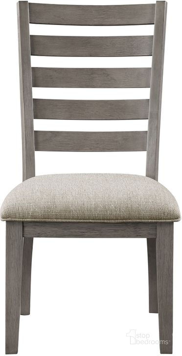 The appearance of Tigard Dining Side Chair Set of 2 In Gray and Beige designed by Homelegance in the traditional interior design. This gray and beige piece of furniture  was selected by 1StopBedrooms from Tigard Collection to add a touch of cosiness and style into your home. Sku: 5761GYS. Product Type: Side Chair. Material: Textured. Image1
