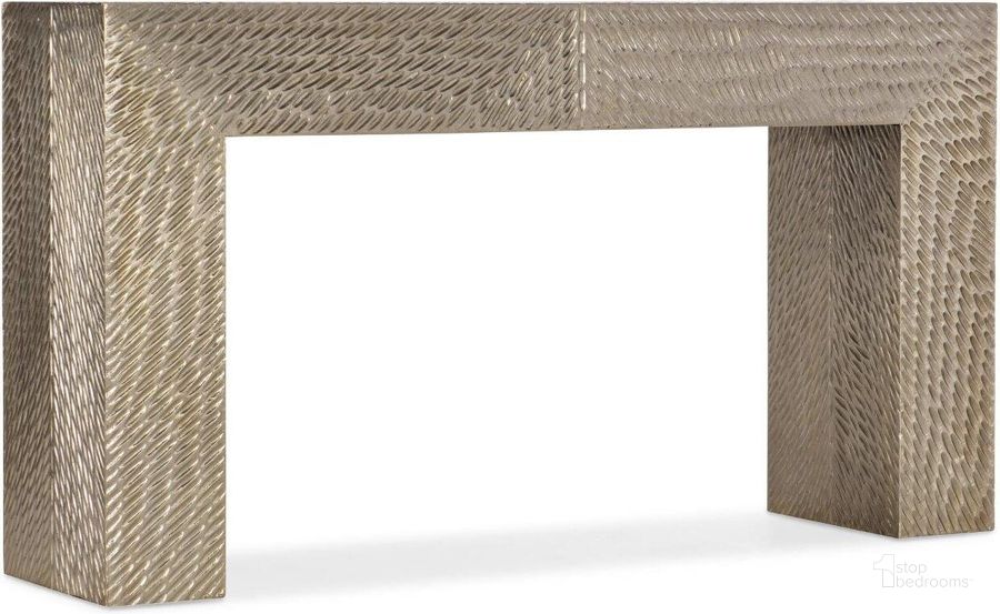 The appearance of Tivoli Console Table designed by Hooker in the transitional interior design. This silver piece of furniture  was selected by 1StopBedrooms from 6019-85 Collection to add a touch of cosiness and style into your home. Sku: 6019-85001-92. Product Type: Console Table. Image1
