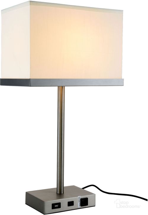 The appearance of Brio 14 Vintage Nickel Table Lamp designed by Elegant Lighting in the modern / contemporary interior design. This gray piece of furniture  was selected by 1StopBedrooms from Brio Collection to add a touch of cosiness and style into your home. Sku: TL3011. Material: Steel. Product Type: Table Lamp.