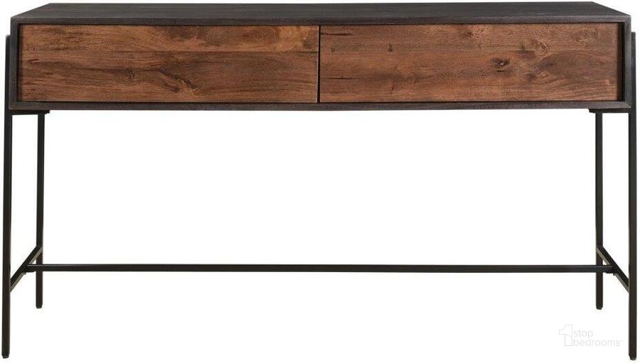 The appearance of Tobin Light Brown Wood 2 Drawers Console Table designed by Moes Home in the modern / contemporary interior design. This brown piece of furniture  was selected by 1StopBedrooms from Tobin Collection to add a touch of cosiness and style into your home. Sku: JD-1003-12. Material: Wood. Product Type: Console Table. Image1