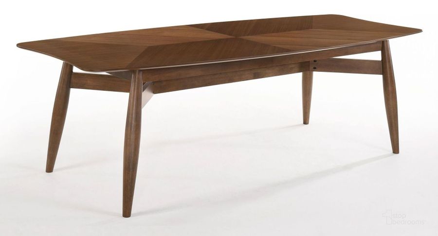 The appearance of Torino Walnut Veneer 71 Inch Dining Table designed by Bellini Modern Living in the modern / contemporary interior design. This brown piece of furniture  was selected by 1StopBedrooms from Torino Collection to add a touch of cosiness and style into your home. Sku: Torino DT 71. Table Base Style: Trestle. Product Type: Dining Table. Table Top Shape: Rectangular. Image1